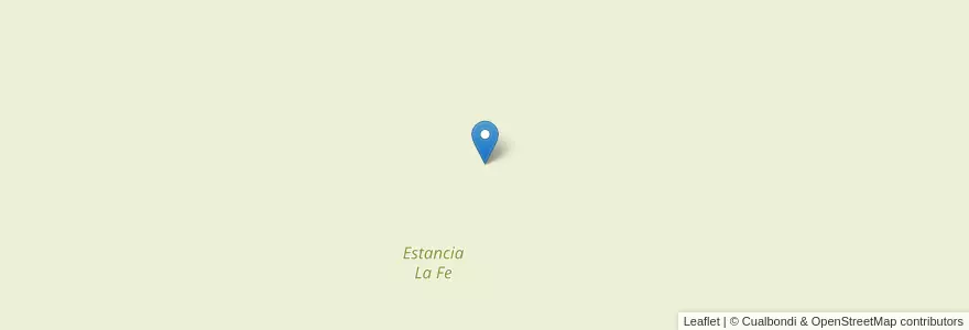 Mapa de ubicacion de Estancia La Fe en アルゼンチン, コリエンテス州, Departamento San Cosme, Municipio De Paso De La Patria.