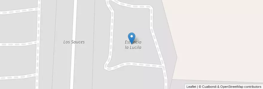 Mapa de ubicacion de Estancia la Lucila en Аргентина, Кордова, Departamento Capital, Pedanía Capital, Córdoba, Municipio De Córdoba.