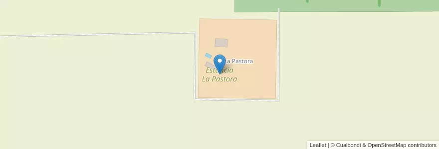 Mapa de ubicacion de Estancia La Pastora en آرژانتین, سانتافه, Departamento San Lorenzo, Municipio De Funes.