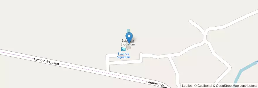 Mapa de ubicacion de Estancia Siguimán en アルゼンチン, コルドバ州, Departamento Cruz Del Eje, Pedanía San Marcos.