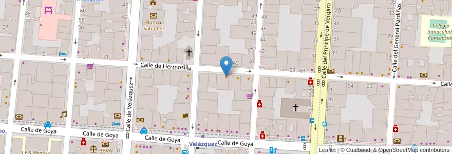 Mapa de ubicacion de Estay en Испания, Мадрид, Мадрид, Área Metropolitana De Madrid Y Corredor Del Henares, Мадрид.
