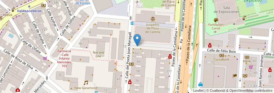 Mapa de ubicacion de ESTEBANEZ CALDERON, CALLE, DE,7 en Spain, Community Of Madrid, Community Of Madrid, Área Metropolitana De Madrid Y Corredor Del Henares, Madrid.