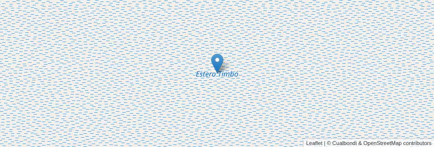 Mapa de ubicacion de Estero Timbó en アルゼンチン, チャコ州, Departamento Presidencia De La Plaza, Municipio De Presidencia De La Plaza.
