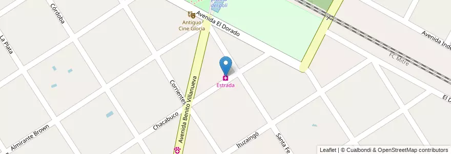 Mapa de ubicacion de Estrada en Arjantin, Buenos Aires, Partido De Escobar, Ingeniero Maschwitz.