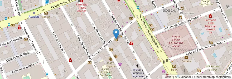 Mapa de ubicacion de Estudio 2 en Испания, Мадрид, Мадрид, Área Metropolitana De Madrid Y Corredor Del Henares, Мадрид.