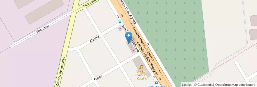 Mapa de ubicacion de Estudio de Arquitectectura Planos en Arjantin, Buenos Aires, Partido De Almirante Brown, Burzaco.