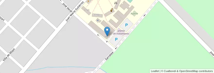 Mapa de ubicacion de Estudio de UNITV en Argentina, Buenos Aires, Partido De Malvinas Argentinas, Los Polvorines.