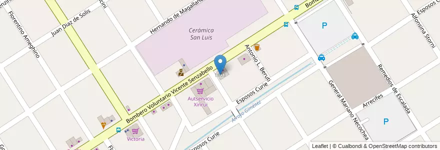 Mapa de ubicacion de Estudio Dominick en アルゼンチン, ブエノスアイレス州, Partido De Florencio Varela, Florencio Varela.