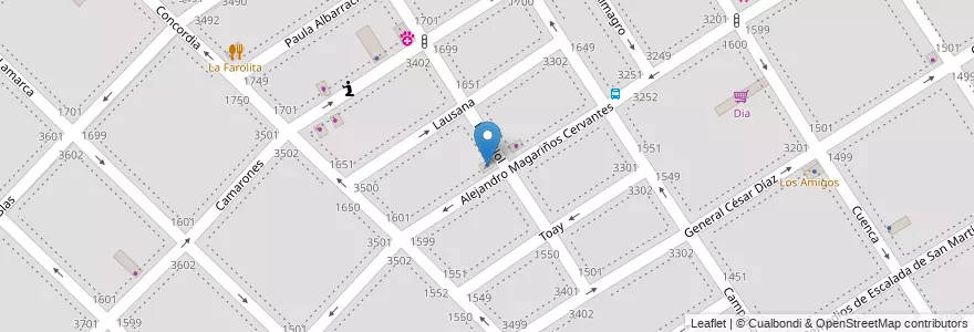 Mapa de ubicacion de Estudio Integral T&G, Villa Santa Rita en アルゼンチン, Ciudad Autónoma De Buenos Aires, ブエノスアイレス, Comuna 11.