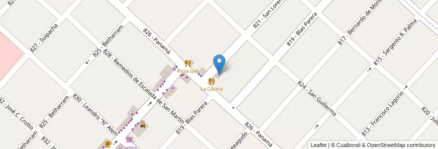Mapa de ubicacion de Estudio Juridico Estocco & Asoc. en Arjantin, Buenos Aires, Partido De Tres De Febrero, Martín Coronado.