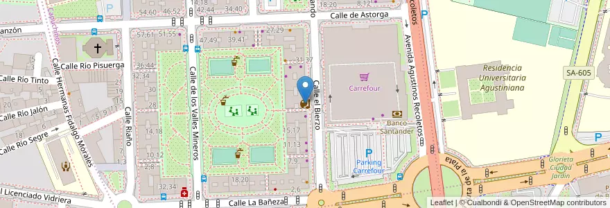 Mapa de ubicacion de Estudio Méndez en Espanha, Castela E Leão, Salamanca, Campo De Salamanca, Salamanca.