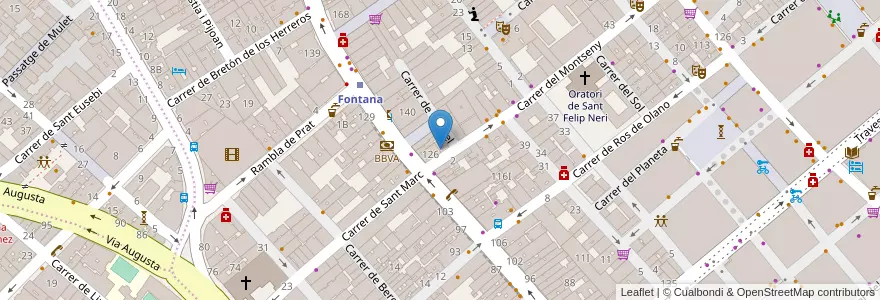 Mapa de ubicacion de Estudio Shine en Испания, Каталония, Барселона, Барселонес, Барселона.