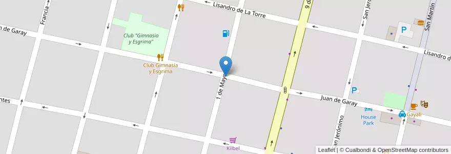 Mapa de ubicacion de Estudio Vocal en آرژانتین, سانتافه, Departamento La Capital, Santa Fe Capital, سانتافه.