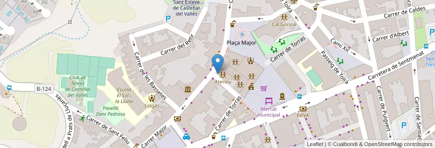 Mapa de ubicacion de ETC. Esbart Teatral Castellar en İspanya, Catalunya, Barcelona, Vallès Occidental, Castellar Del Vallès.