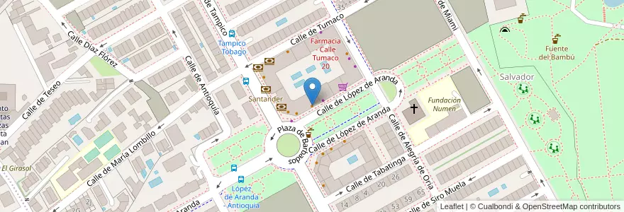 Mapa de ubicacion de Eu Mundo en إسبانيا, منطقة مدريد, منطقة مدريد, Área Metropolitana De Madrid Y Corredor Del Henares, مدريد.