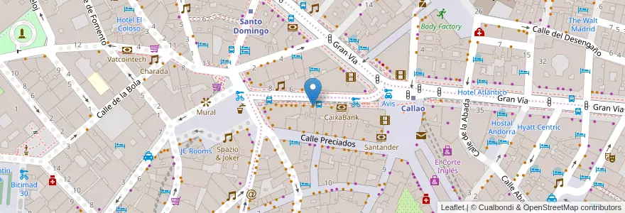 Mapa de ubicacion de Euro Exchange Café en Spanje, Comunidad De Madrid, Comunidad De Madrid, Área Metropolitana De Madrid Y Corredor Del Henares, Madrid.