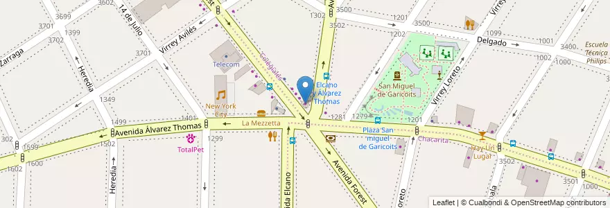 Mapa de ubicacion de Eurolamp, Colegiales en Argentina, Autonomous City Of Buenos Aires, Autonomous City Of Buenos Aires, Comuna 15.