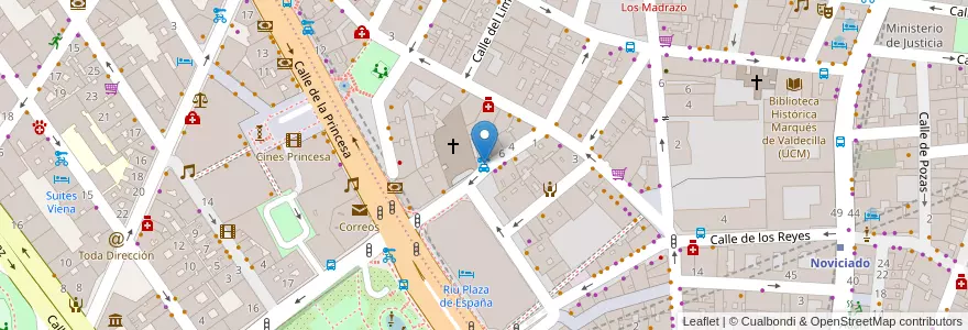 Mapa de ubicacion de Europcar en Испания, Мадрид, Мадрид, Área Metropolitana De Madrid Y Corredor Del Henares, Мадрид.