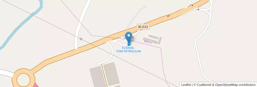 Mapa de ubicacion de EUSKOIL-STAR PETROLEUM en إسبانيا, إقليم الباسك, Bizkaia, Durangaldea, Abadiño.