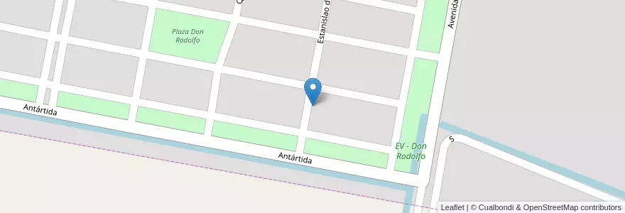 Mapa de ubicacion de EV - Don Rodolfo en الأرجنتين, ريو نيغرو, Departamento General Roca.
