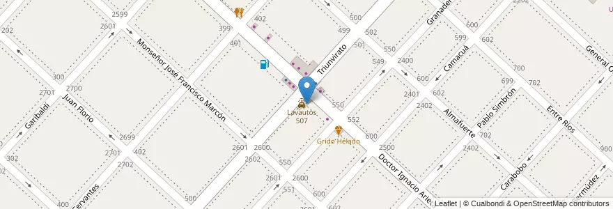 Mapa de ubicacion de Evitame en Arjantin, Buenos Aires, Partido De La Matanza, Villa Luzuriaga.