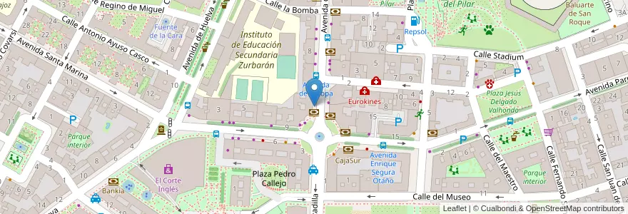 Mapa de ubicacion de Evo en Spanien, Extremadura, Badajoz, Tierra De Badajoz, Badajoz.