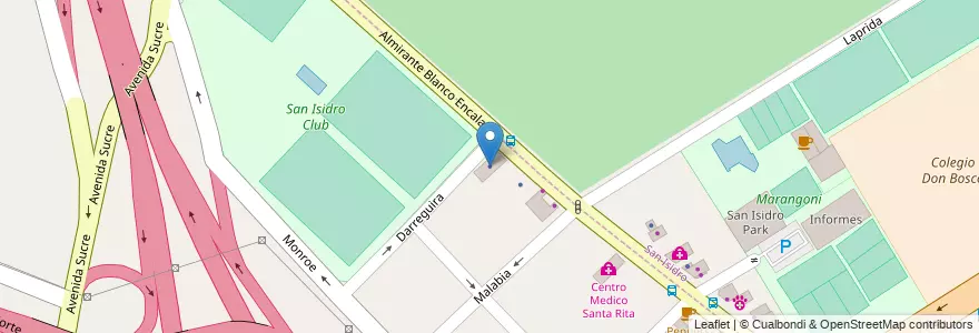 Mapa de ubicacion de Evonik Industries en Arjantin, Buenos Aires, Partido De San Isidro, Boulogne Sur Mer.