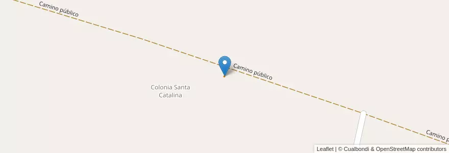 Mapa de ubicacion de Ex "Boliche Nicola" en アルゼンチン, コルドバ州, Departamento Tercero Arriba, Pedanía Capilla De Rodríguez.