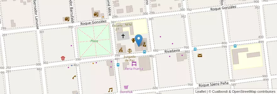 Mapa de ubicacion de Ex Estación de Ómnibus en الأرجنتين, Misiones, Departamento Concepción, Municipio De Concepción De La Sierra, Concepción De La Sierra.
