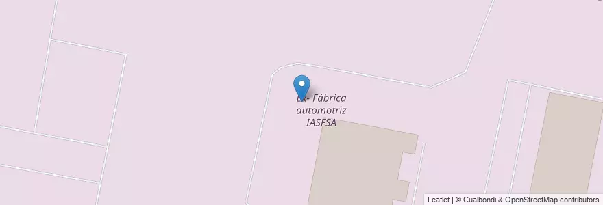Mapa de ubicacion de Ex- Fábrica automotriz IASFSA en الأرجنتين, سانتا في, إدارة العاصمة, Municipio De Sauce Viejo.