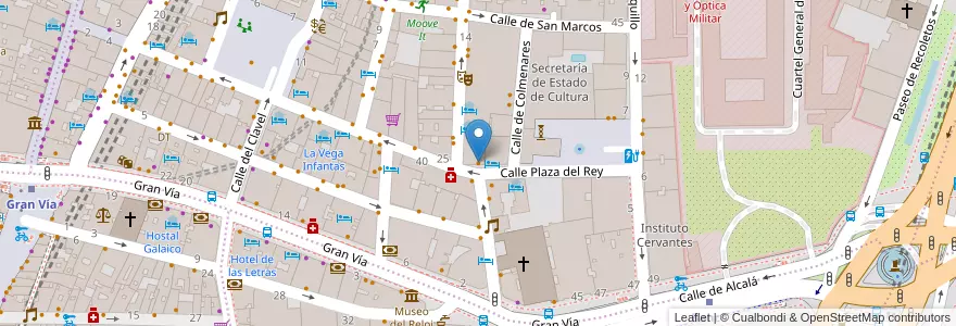 Mapa de ubicacion de Ex Libris en Spain, Community Of Madrid, Community Of Madrid, Área Metropolitana De Madrid Y Corredor Del Henares, Madrid.