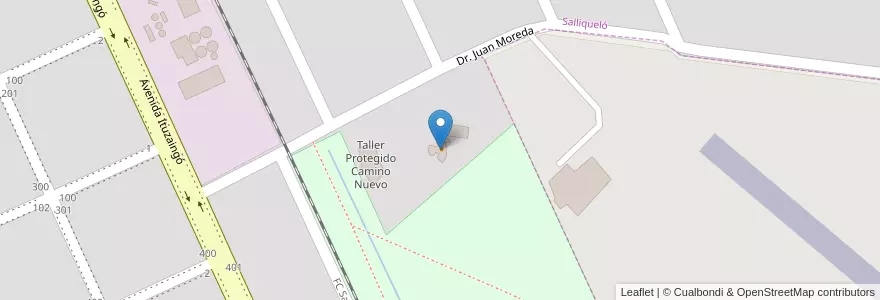 Mapa de ubicacion de Ex Matadero Municipal en Argentina, Provincia Di Buenos Aires, Partido De Salliqueló.