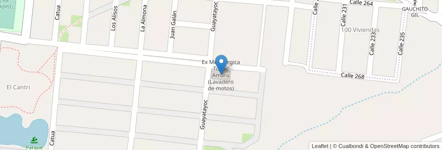 Mapa de ubicacion de Ex Metalurgica Tupac Amaru (Lavadero de motos) en الأرجنتين, Jujuy, Departamento Doctor Manuel Belgrano, Municipio De San Salvador De Jujuy, Alto Comedero.