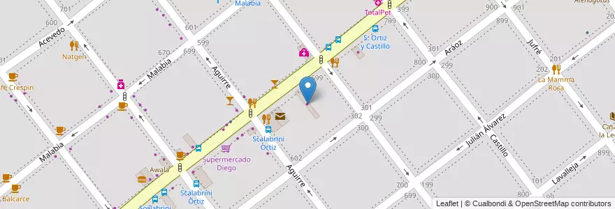 Mapa de ubicacion de Excess Motos, Villa Crespo en 阿根廷, Ciudad Autónoma De Buenos Aires, 布宜诺斯艾利斯, Comuna 15.