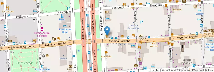 Mapa de ubicacion de Exedra, Retiro en Argentina, Ciudad Autónoma De Buenos Aires, Comuna 1, Buenos Aires.