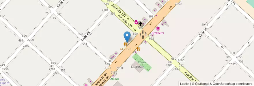 Mapa de ubicacion de Exper Tools, San Carlos en 阿根廷, 布宜诺斯艾利斯省, Partido De La Plata, San Carlos.