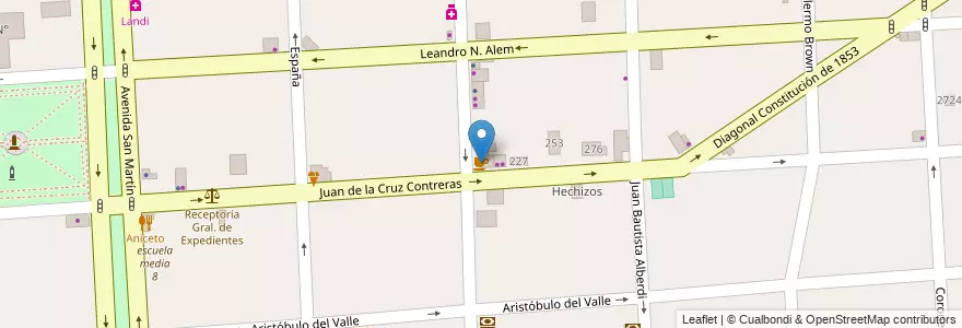 Mapa de ubicacion de Expresión en Argentinië, Buenos Aires, Partido De Florencio Varela, Florencio Varela.