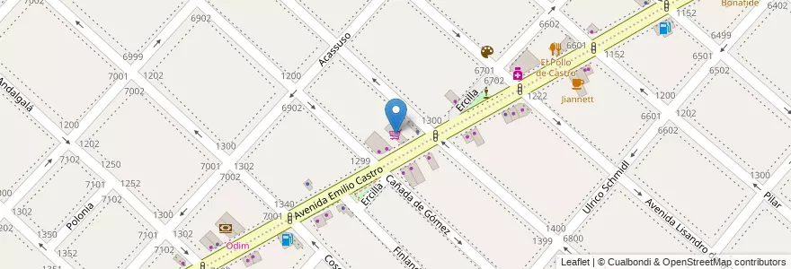 Mapa de ubicacion de Express, Liniers en Argentina, Ciudad Autónoma De Buenos Aires, Comuna 9, Buenos Aires.