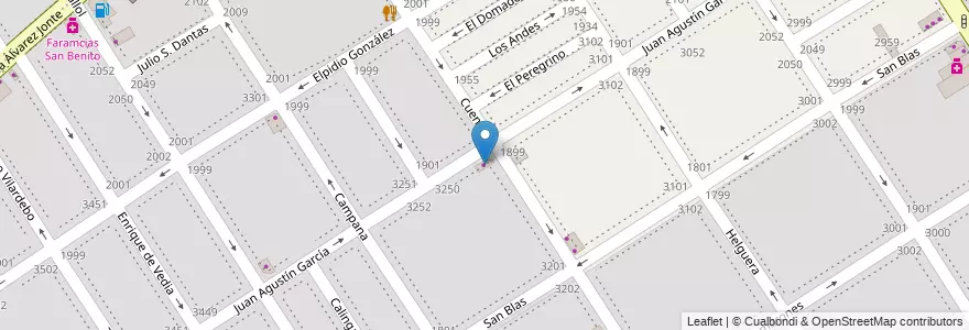 Mapa de ubicacion de Express, Villa Santa Rita en آرژانتین, Ciudad Autónoma De Buenos Aires, Buenos Aires, Comuna 11.