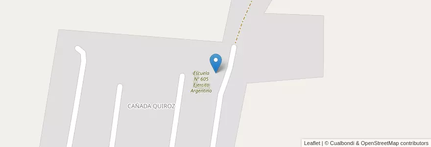 Mapa de ubicacion de Extensión Aulica De Adultos Que Funciona En Escuela N° 605 (Cespa Nº 9) en Argentine, Corrientes, Departamento Capital, Corrientes.