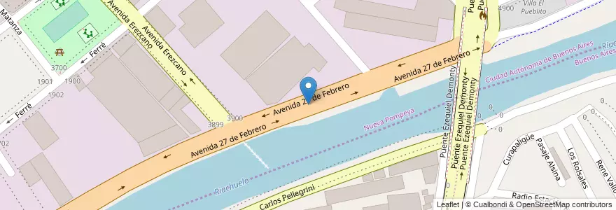 Mapa de ubicacion de Ezequiel Demonty, Nueva Pompeya en Аргентина, Буэнос-Айрес, Буэнос-Айрес.