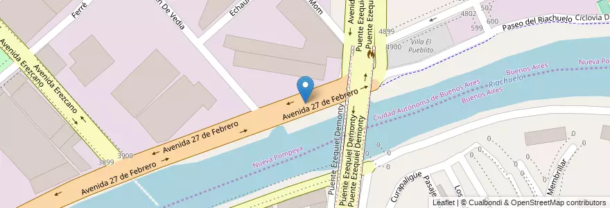 Mapa de ubicacion de Ezequiel Demonty, Nueva Pompeya en Arjantin, Ciudad Autónoma De Buenos Aires, Buenos Aires.