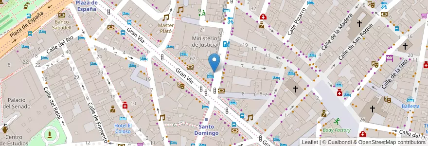 Mapa de ubicacion de Faborit en إسبانيا, منطقة مدريد, منطقة مدريد, Área Metropolitana De Madrid Y Corredor Del Henares, مدريد.