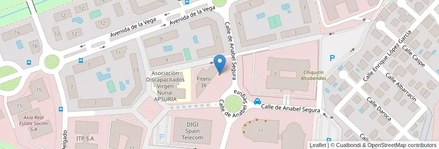Mapa de ubicacion de Faborit Fresh Food en Spanien, Autonome Gemeinschaft Madrid, Autonome Gemeinschaft Madrid, Área Metropolitana De Madrid Y Corredor Del Henares, Alcobendas.