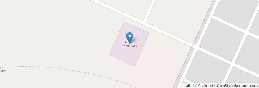 Mapa de ubicacion de Fábrica de Ladrillos en Argentina, Provincia Di Buenos Aires, Partido De Chivilcoy.