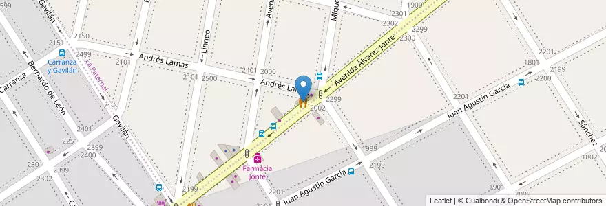 Mapa de ubicacion de Fabrica de Sandwiches de Miga, Villa General Mitre en 阿根廷, Ciudad Autónoma De Buenos Aires, 布宜诺斯艾利斯.