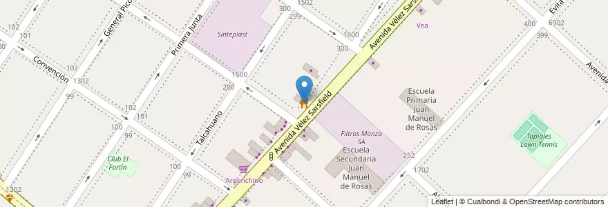 Mapa de ubicacion de Fabrica de Sandwiches en Argentina, Buenos Aires, Partido De La Matanza, Villa Madero.