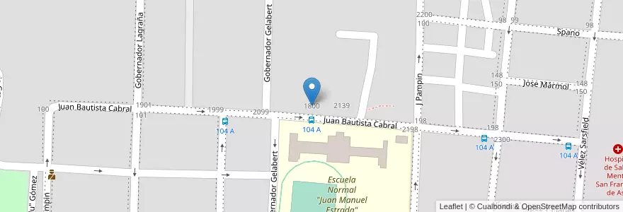 Mapa de ubicacion de Facultad de Ciencias Agrarias en Argentina, Corrientes, Departamento Capital, Corrientes, Corrientes.