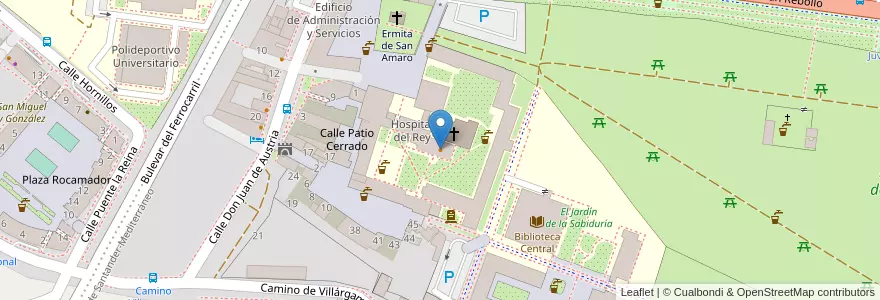 Mapa de ubicacion de Facultad de Derecho en Sepanyol, Castilla Y León, Burgos, Alfoz De Burgos, Burgos.