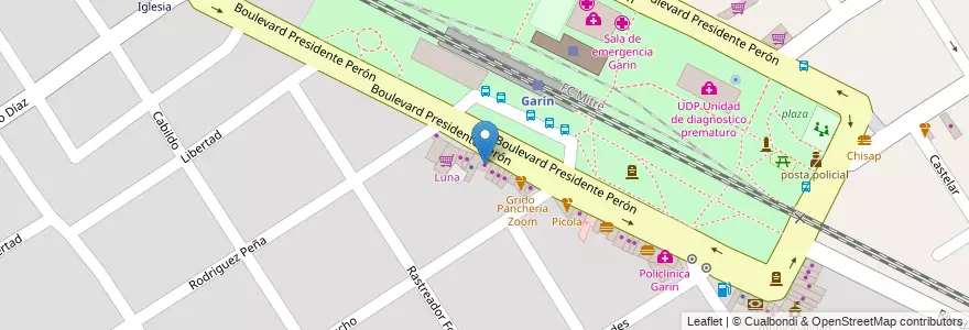 Mapa de ubicacion de Faimbreria Garin en Argentinië, Buenos Aires, Partido De Escobar, Garín.